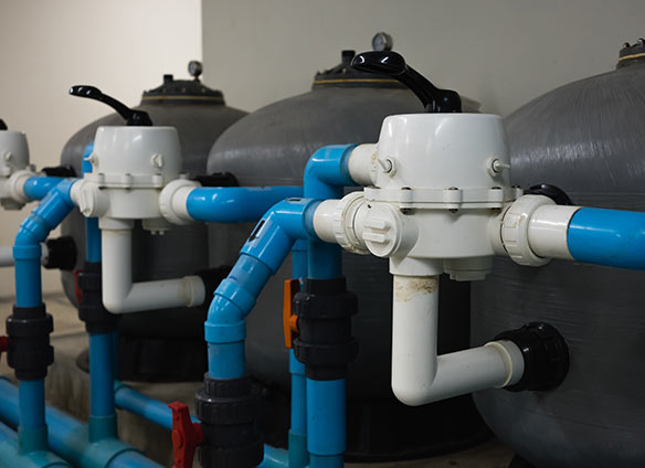 Construction de piscine à Mios : conception de filtration
