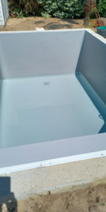 avec filtration complète et pose d’un volet roulant à Mimizan